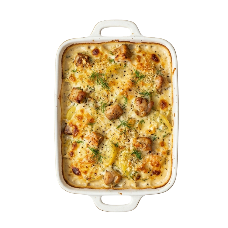 Gratin au poulet