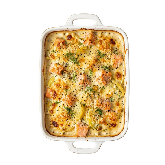 Gratin au saumon