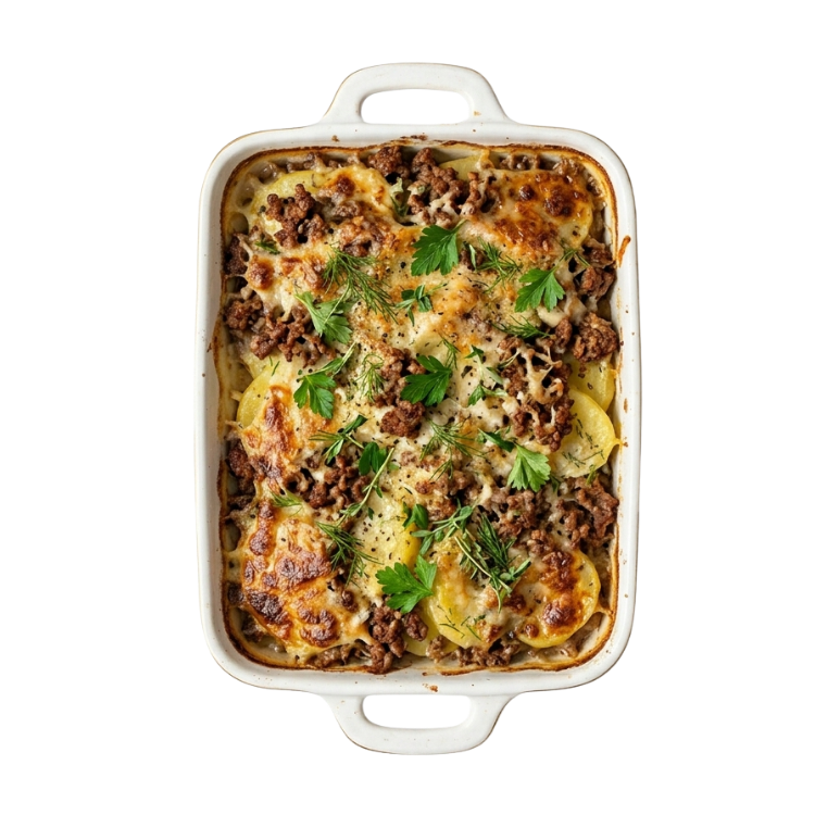 Gratin viande hachée